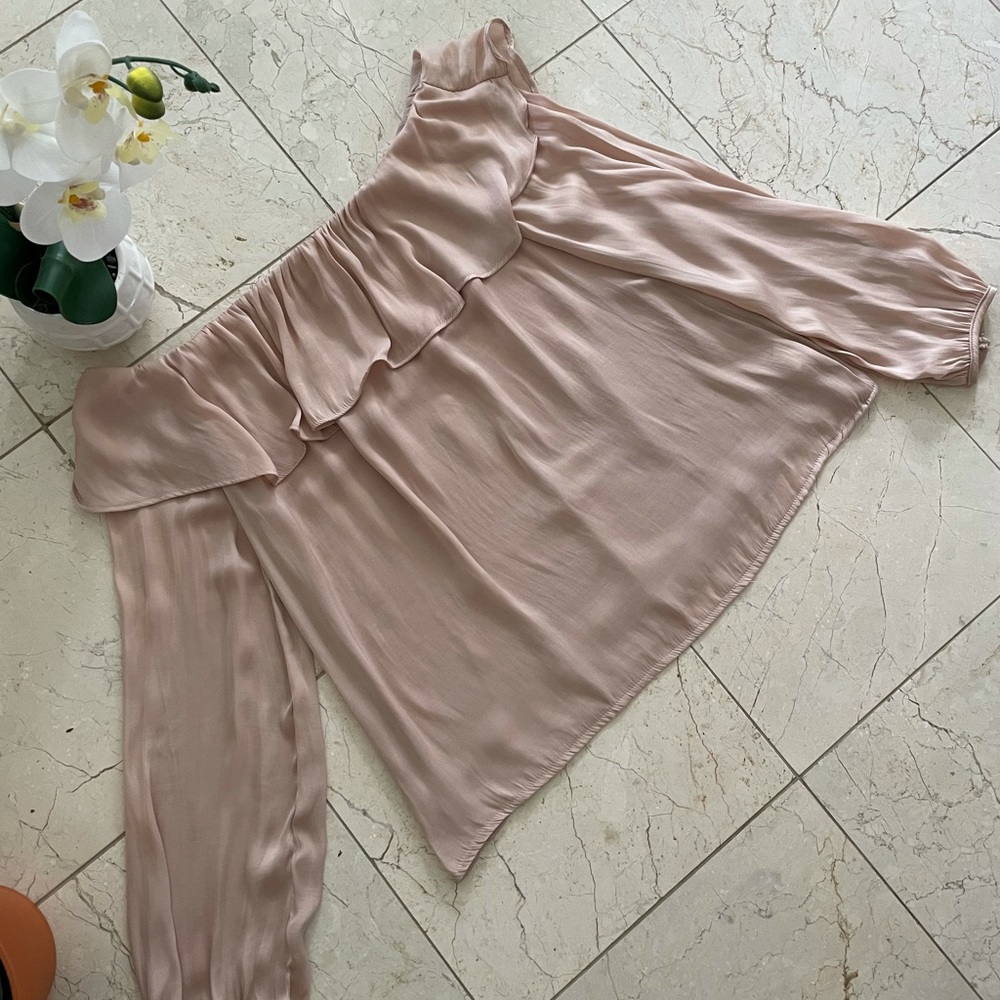 Off the shoulder satin top